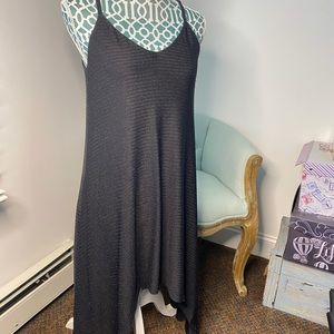 Asymmetrical black dress